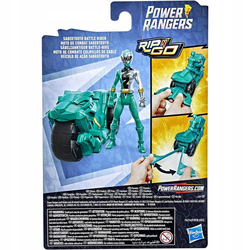 POWER RANGERS DINO FURY RIP N GO SABERTO - widok 7 opakowania szczegoly zabawka kolekcja