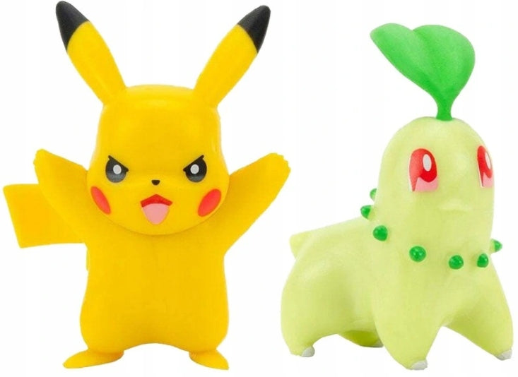 FIGURKI POKEMON ZESTAW 2-PAK PIKACHU + C - widok 2 opakowania szczegoly zabawka kolekcja