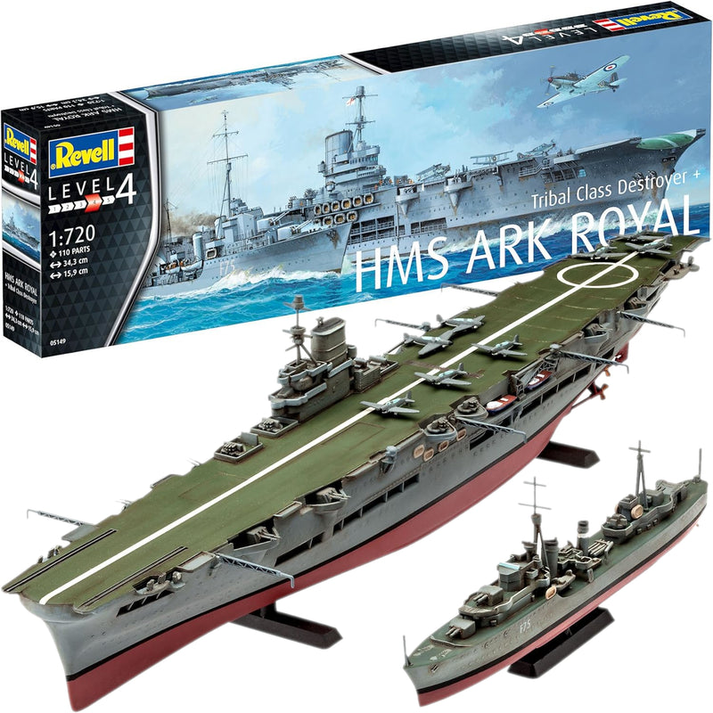 Zabawka REVELL ZESTAW OKRĘTÓW 2-PAK TRIBAL CLASS DESTROYER - kolekcjonerska Revell premium dla dzieci