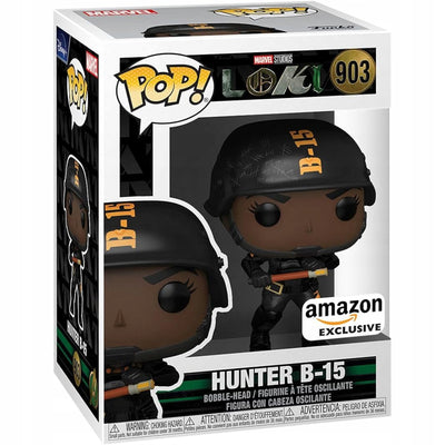 Figurka Funko POP MARVEL STUDIOS LOKI BOBBLE-HEAD  HUNTER B-15  - kolekcjonerska premium dla fanow kolekcjoner