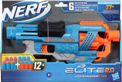 Zabawka NERF ELITE 2.0 WYRZUTNIA COMMANDER RD-6 HASBRO - kolekcjonerska premium zabawki Aseo dla dzieci