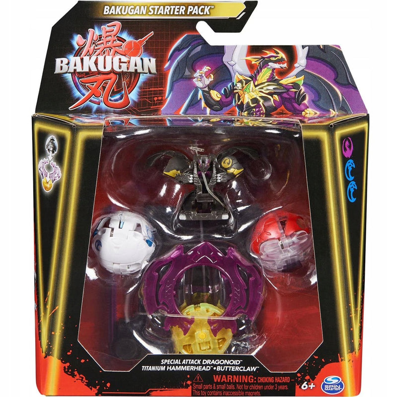 Zabawka BAKUGAN 3.0 STARTER PACK SPECIAL ATTACK DRAGONOID  - kolekcjonerska premium zabawki Aseo dla dzieci