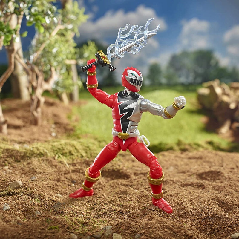 POWER RANGERS DINO FURY RED CZERWONY RAN - widok 10 opakowania szczegoly zabawka kolekcja