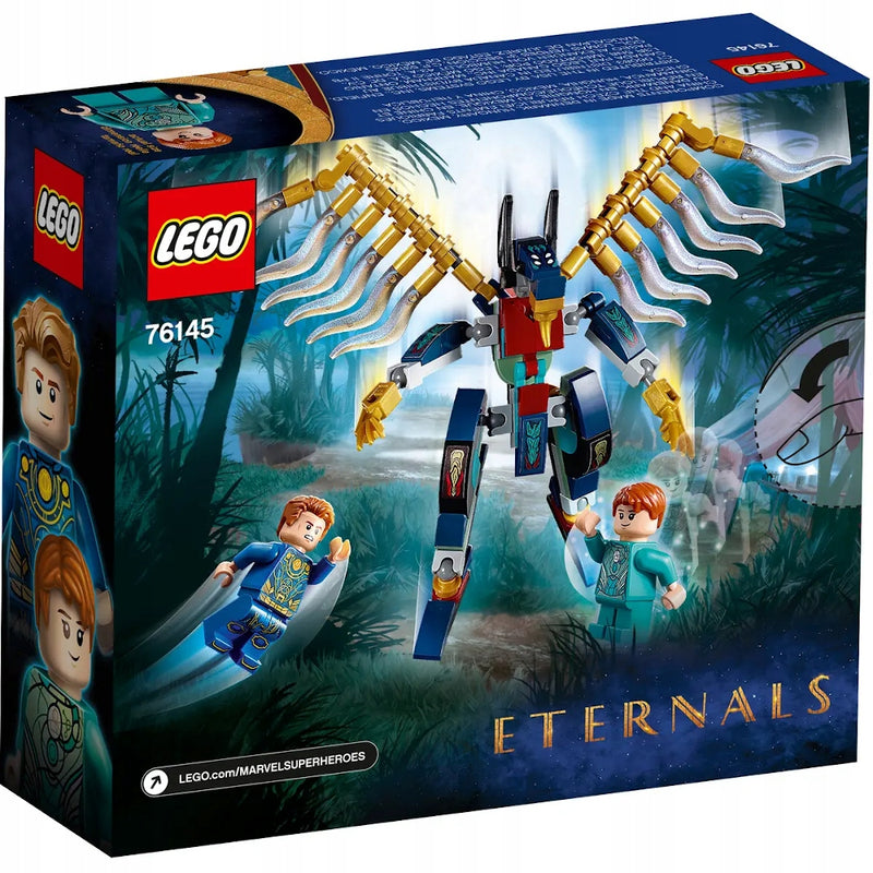 LEGO MARVEL ETERNALS - ATAK POWIETRZNY 7 - widok 6 opakowania szczegoly zabawka kolekcja