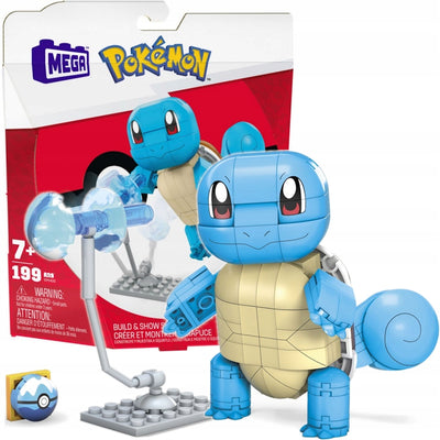 Zabawka MEGA CONSTRUX POKEMON KLOCKI  SQUIRTLE - kolekcjonerska premium zabawki Aseo dla dzieci