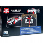 KLOCKI ELEFUN RACING CAR SAMOCHÓD WYŚCIG - widok 2 opakowania szczegoly zabawka kolekcja