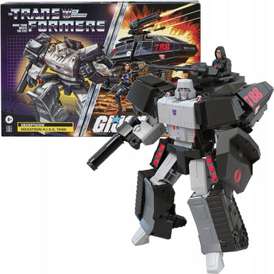 Zabawka G.I. JOE X TRANSFORMERS - BARONESS + DECEPTICON ME - kolekcjonerska premium zabawki Aseo dla dzieci