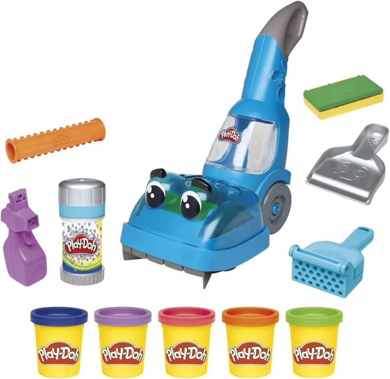 PLAY-DOH ZESTAW CZYSZCZĄCY I SPRZĄTAJĄCY - widok 2 opakowania szczegoly zabawka kolekcja