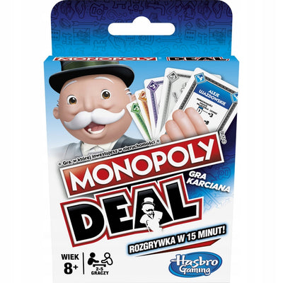 Zabawka GRA KARCIANA MONOPOLY DEAL HASBRO GRA LOGICZNA ROD - kolekcjonerska premium zabawki Aseo dla dzieci