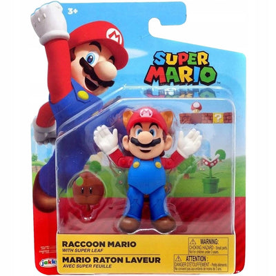 Zabawka SUPER MARIO JAKKS ORYGINALNA RUCHOMA  RACCOON MARI - kolekcjonerska premium zabawki Aseo dla dzieci