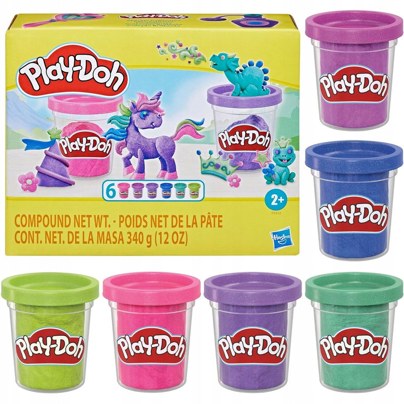 Zabawka PLAY-DOH SPARKLE BŁYSZCZĄCA CIASTOLINA ZESTAW KOLO - kolekcjonerska premium zabawki Aseo dla dzieci
