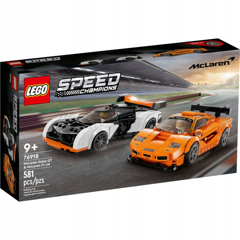 Zabawka LEGO SPEED CHAMPIONS ZESTAW KLOCKÓW MCLAREN SOLUS  - kolekcjonerska premium zabawki Aseo dla dzieci