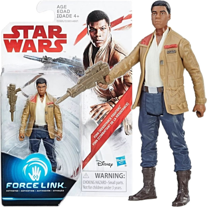 Zabawka STAR WARS FORCE LINK JEDI  FINN RESISTANCE - kolekcjonerska premium zabawki Aseo dla dzieci