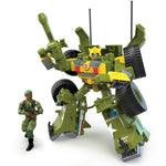 G.I. JOE X TRANSFORMERS LONZO "STALKER"  - widok 3 opakowania szczegoly zabawka kolekcja