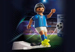PLAYMOBIL PIŁKARZ REPREZENTACJI WŁOCH 71 - widok 3 opakowania szczegoly zabawka kolekcja