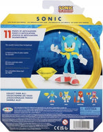 SONIC THE HEDGEHOG SEGA  SHINY SONIC 10c - widok 4 opakowania szczegoly zabawka kolekcja