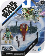 Zabawka STAR WARS MISSION FLEET  BOBA FETT + PLECAK - kolekcjonerska premium zabawki Aseo dla dzieci