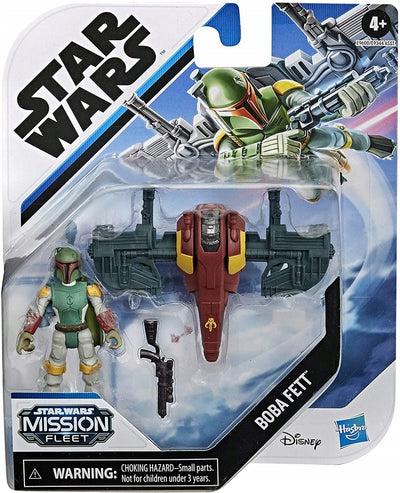 Zabawka STAR WARS MISSION FLEET  BOBA FETT + PLECAK - kolekcjonerska premium zabawki Aseo dla dzieci