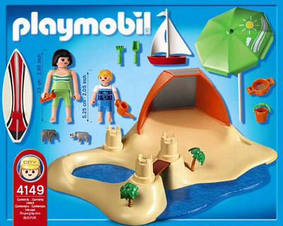 KLOCKI PLAYMOBIL CITY LIFE URLOP NA PLAŻ - widok 2 opakowania szczegoly zabawka kolekcja