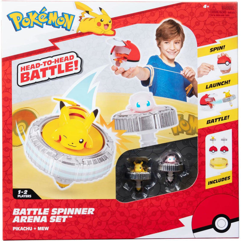 Zabawka POKEMON BATTLE SPINNER ARENA SET JAZWARES WYRZUTNI - kolekcjonerska Jazwares premium dla dzieci fanow
