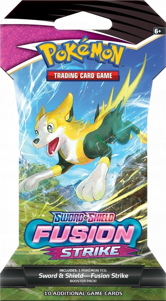 POKEMON TCG FUSION STRIKE BOOSTER PACK 1 - widok 5 opakowania szczegoly zabawka kolekcja