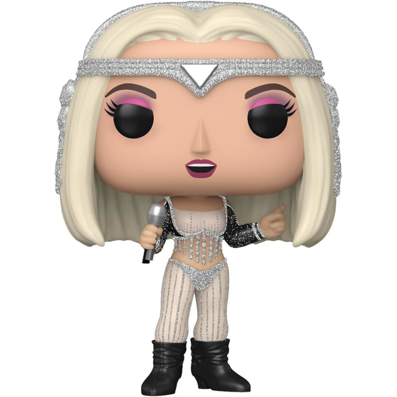 Funko POP Rocks Cher 385 - widok z tyłu opakowania - legendarna piosenkarka Goddess of Pop