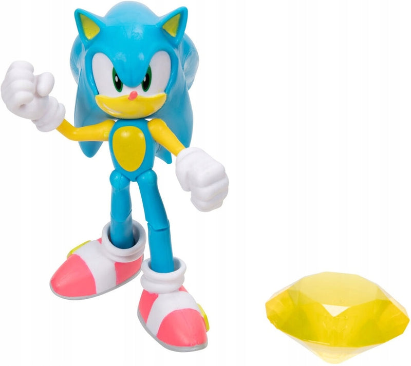 SONIC THE HEDGEHOG SEGA  SHINY SONIC 10c - widok 2 opakowania szczegoly zabawka kolekcja