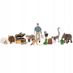 SCHLEICH WILD LIFE KALENDARZ ADWENTOWY D - widok 3 opakowania szczegoly zabawka kolekcja