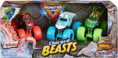 MONSTER JAM TRUCK OCTON8ER JURASSIC ATTA - widok 2 opakowania szczegoly zabawka kolekcja