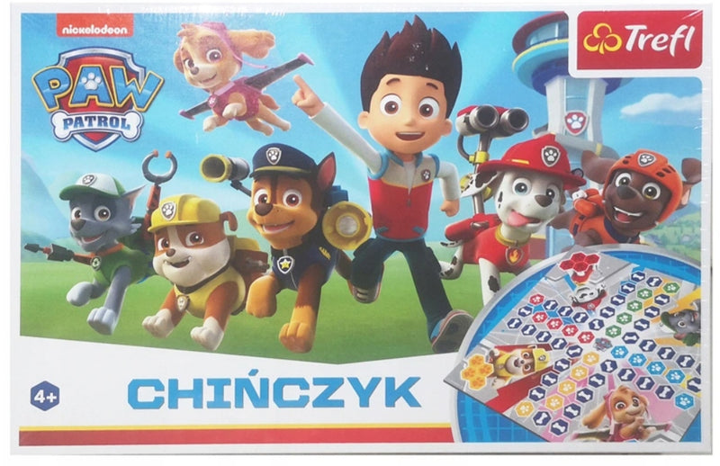 Zabawka GRA PLANSZOWA CHIŃCZYK PSI PAW PATROL TREFL - kolekcjonerska premium zabawki Aseo dla dzieci