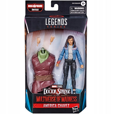 Zabawka MARVEL LEGENDS RUCHOMA  AMERICA CHAVEZ 17cm - kolekcjonerska premium zabawki Aseo dla dzieci
