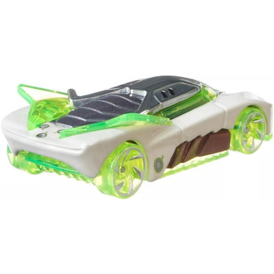 HOT WHEELS OVERWATCH CHARACTER CARS GENJ - widok 2 opakowania szczegoly zabawka kolekcja
