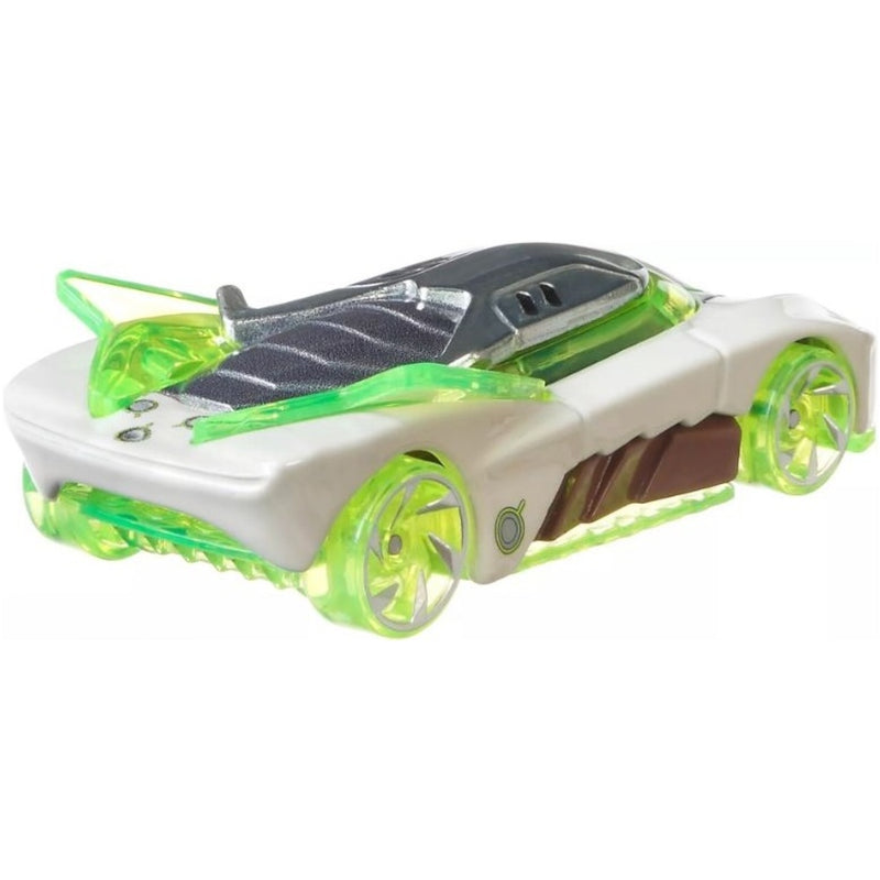 HOT WHEELS OVERWATCH CHARACTER CARS GENJ - widok 2 opakowania szczegoly zabawka kolekcja