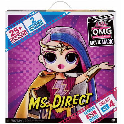 LOL SURPRISE! O.M.G. MOVIE MAGIC MGA LAL - widok 2 opakowania szczegoly zabawka kolekcja