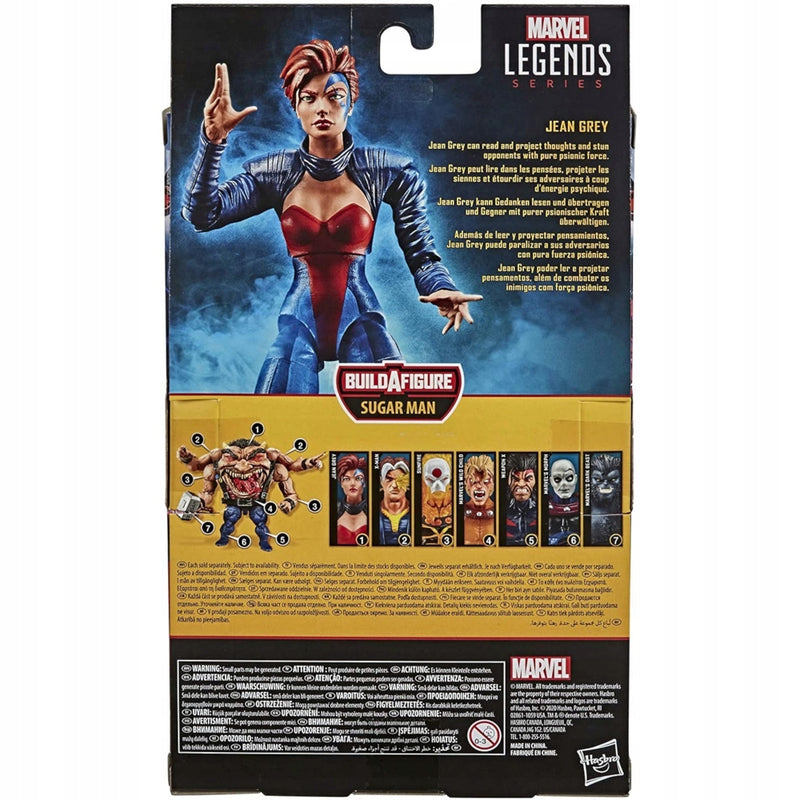 MARVEL LEGENDS RUCHOMA  X-MEN JEAN GRAY - widok 6 opakowania szczegoly zabawka kolekcja