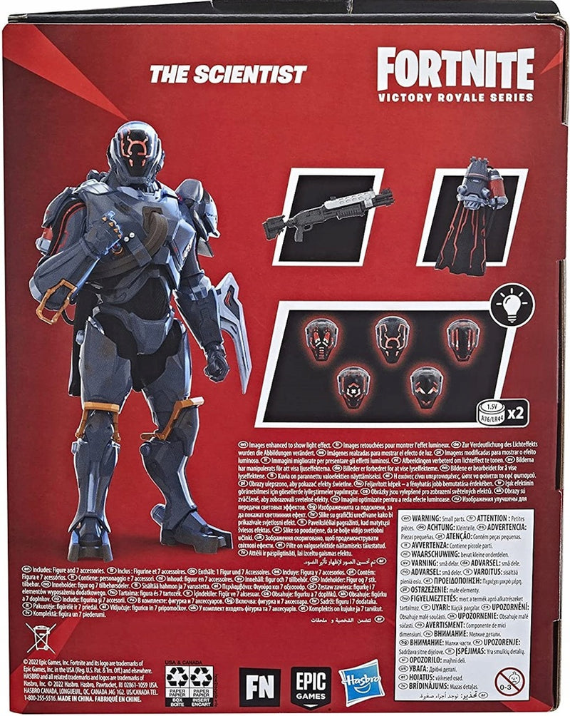 FORTNITE ROYALE  DELUXE THE SCIENTIST - widok 5 opakowania szczegoly zabawka kolekcja