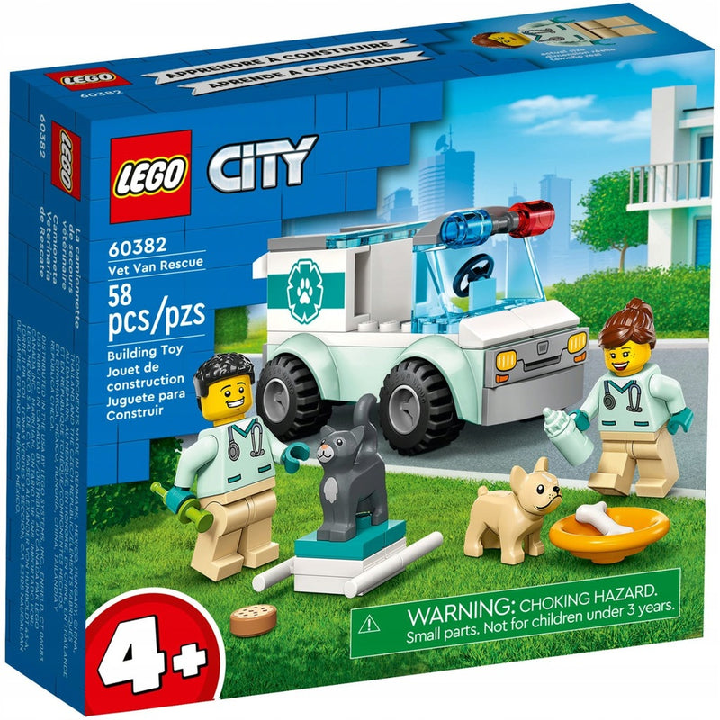 Zabawka LEGO CITY ORYGINALNY ZESTAW KLOCKÓW KARETKA WETERY - kolekcjonerska premium zabawki Aseo dla dzieci