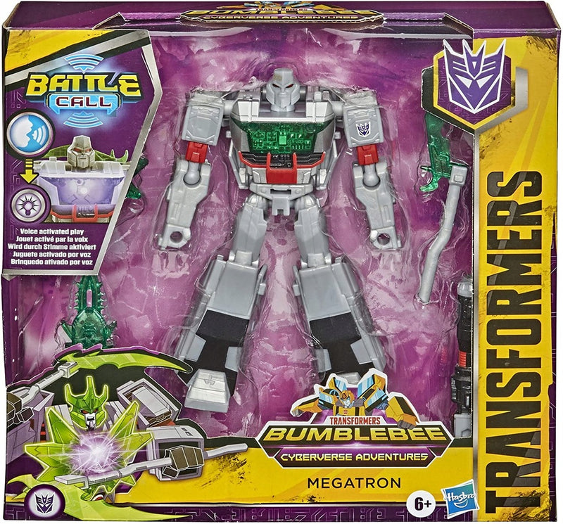 Zabawka TRANSFORMERS BUMBLEBEE CYBERVERSE MEGATRON HASBRO - kolekcjonerska premium zabawki Aseo dla dzieci