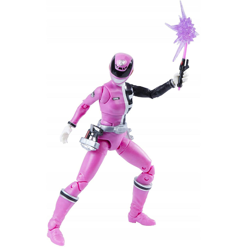 POWER RANGERS LIGHTNING SPD RÓŻOWY PINK  - widok 5 opakowania szczegoly zabawka kolekcja