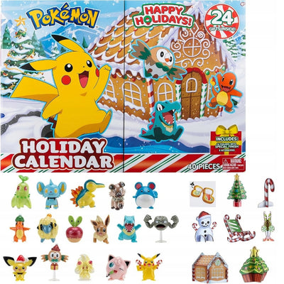 Zabawka POKEMON KALENDARZ ADWENTOWY ORYGINALNY 16 UNIKALNY - kolekcjonerska Jazwares premium dla dzieci fanow