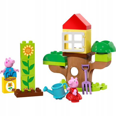 LEGO DUPLO ŚWINKA PEPPA ZESTAW OGRÓD I D - widok 2 opakowania szczegoly zabawka kolekcja