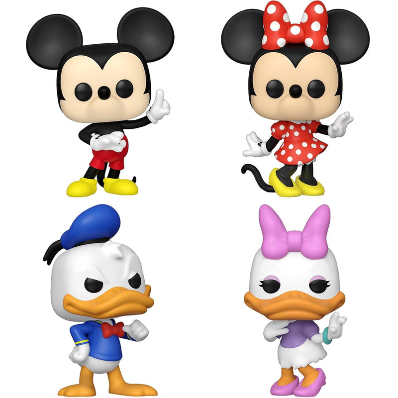 Funko POP DISNEY 100 YEARS 4-PACK MICKEY MINN - widok 3 opakowania tyl back box kolekcjonerska