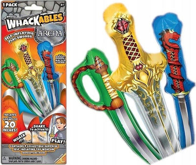 Zabawka SAMOPOMPUJĄCY BALON WHACKABLES MIECZ BROŃ 50cm - kolekcjonerska premium zabawki Aseo dla dzieci