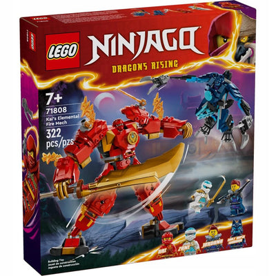 LEGO Ninjago Oryginalny Duży Zestaw Klocków Mech Żywiołu Ognia Kaia 71808