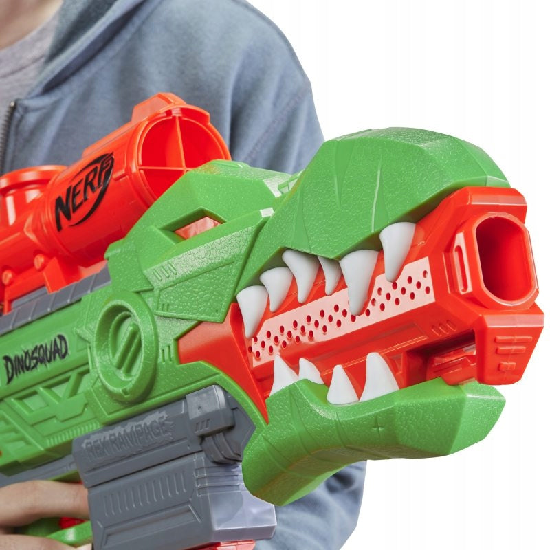 NERF DINOSQUAD WYRZUTNIA REX-RAMPAGE + S - widok 7 opakowania szczegoly zabawka kolekcja