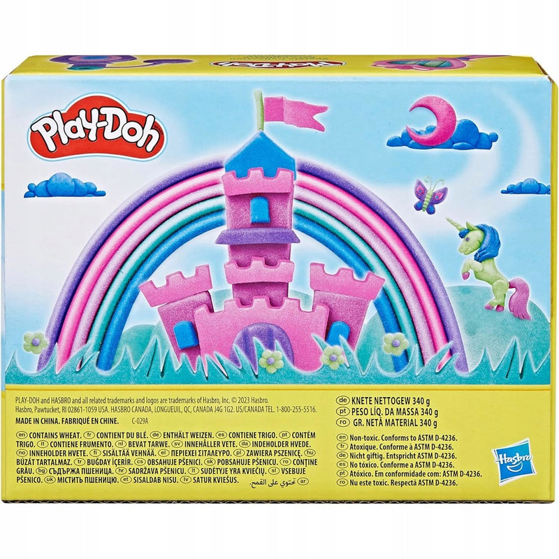 PLAY-DOH SPARKLE BŁYSZCZĄCA CIASTOLINA Z - widok 4 opakowania szczegoly zabawka kolekcja
