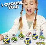 MEGA CONSTRUX POKEMON KLOCKI GOLDEEN + Q - widok 4 opakowania szczegoly zabawka kolekcja