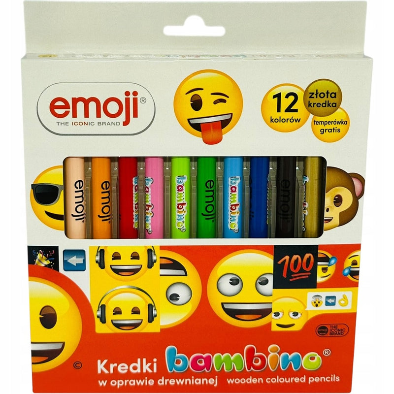 Zabawka KREDKI BAMBINO JUMBO GRUBE W DREWNIANEJ OPRAWIE Z  - kolekcjonerska St. Majewski premium dla dzieci