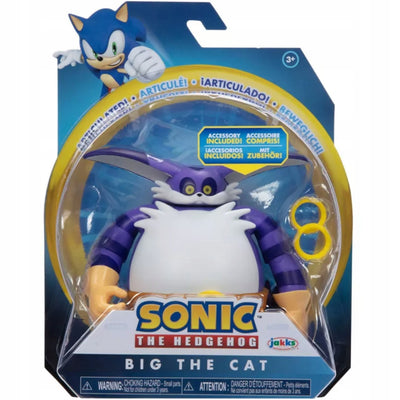 Zabawka SONIC THE HEDGEHOG  BIG THE CAT 13cm - kolekcjonerska premium zabawki Aseo dla dzieci