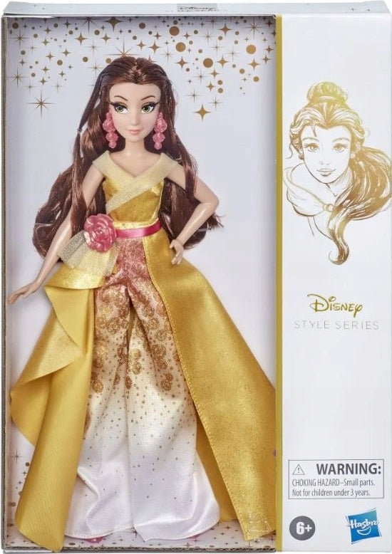 DISNEY PRINCESS STYLE LALKA BELLA ORYGIN - widok 2 opakowania szczegoly zabawka kolekcja
